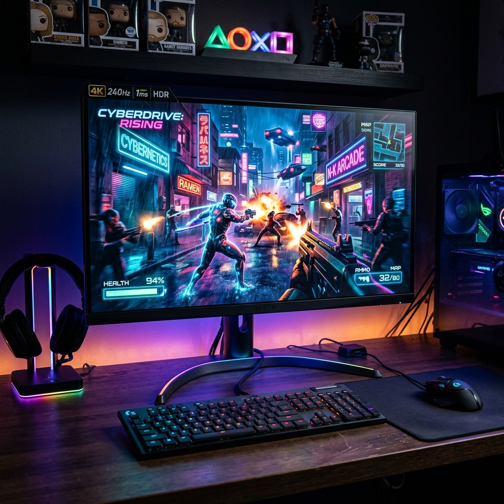 ASUS ROG Swift OLED vs LG UltraGear 32GS95UE｜4K 240Hz 究極のゲーミングモニター比較